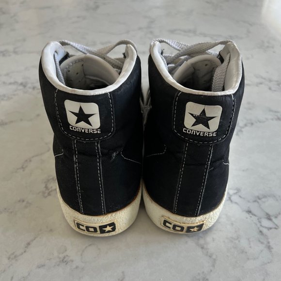 CONVERSE Attache Hi Mens Shoes Black White - Size 11 CLEAN - Picture 4 of 7